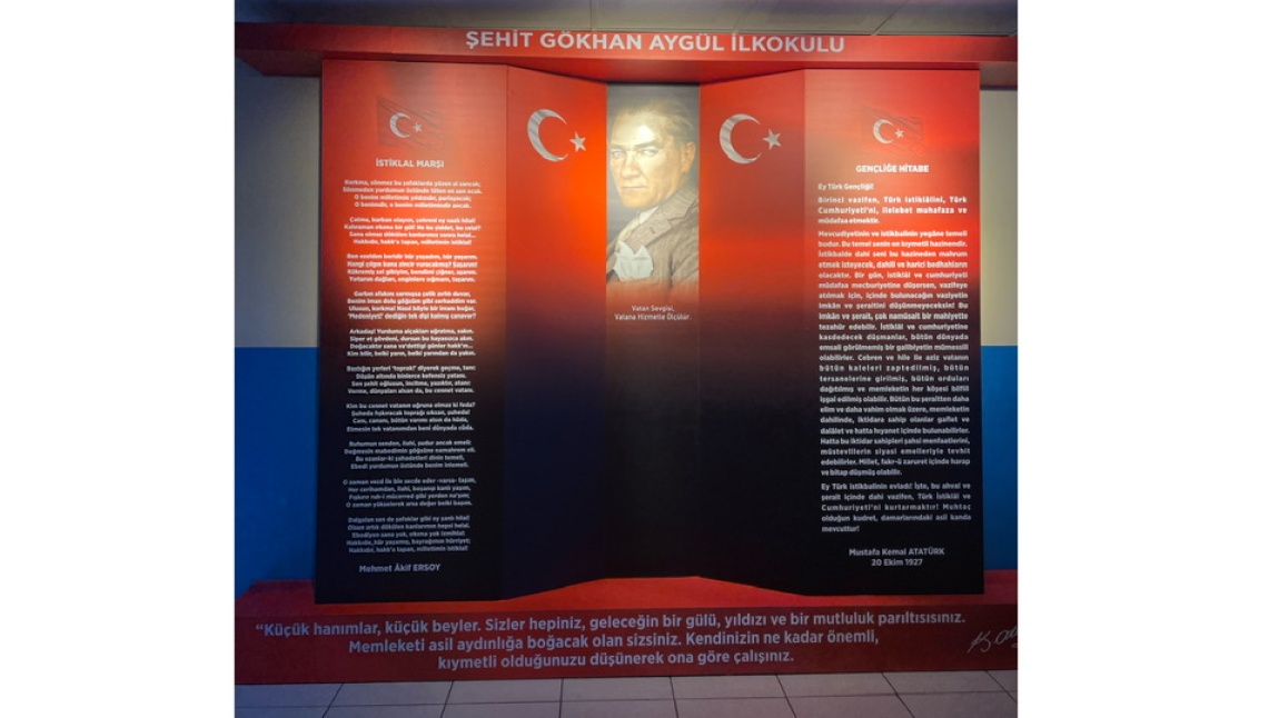 Ara tatilde okulumuzun bakım ve onarımları yapılarak;  Atatürk Köşesi ve Okulumuzun ismini aldığı Şehit Köşesi  düzenlenmiştir. 